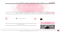 Desktop Screenshot of lifeisfullofgoodies.com